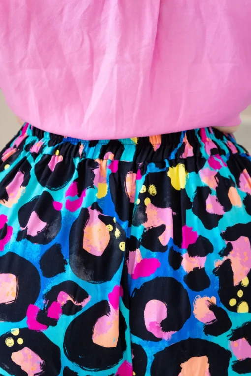 Larsa Pants in Kasey Leopard by Kasey Rainbow