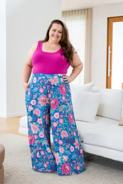 Larsa Pants in Paisley Floral