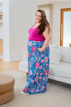 Larsa Pants in Paisley Floral
