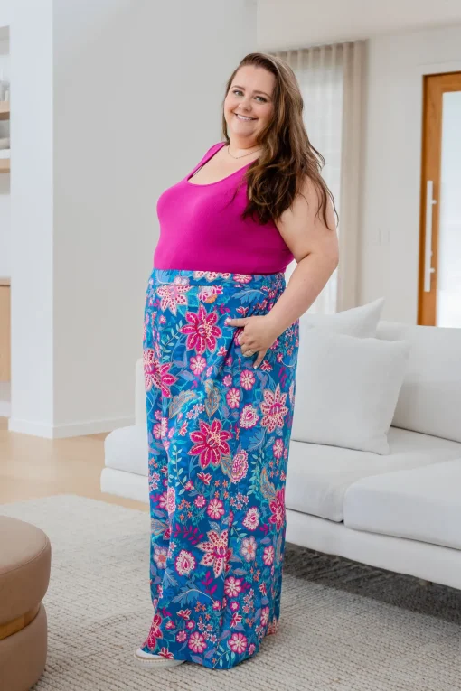 Larsa Pants in Paisley Floral