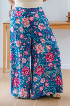Larsa Pants in Paisley Floral