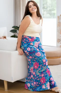 Larsa Pants in Paisley Floral