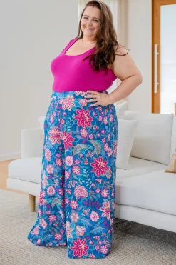 Larsa Pants in Paisley Floral