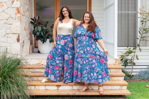 Larsa Pants in Paisley Floral