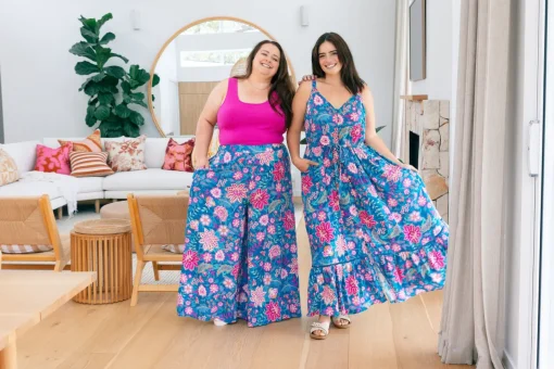 Larsa Pants in Paisley Floral