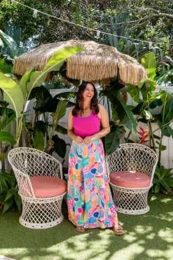 Larsa Pants in Peachy Keen by Kasey Rainbow