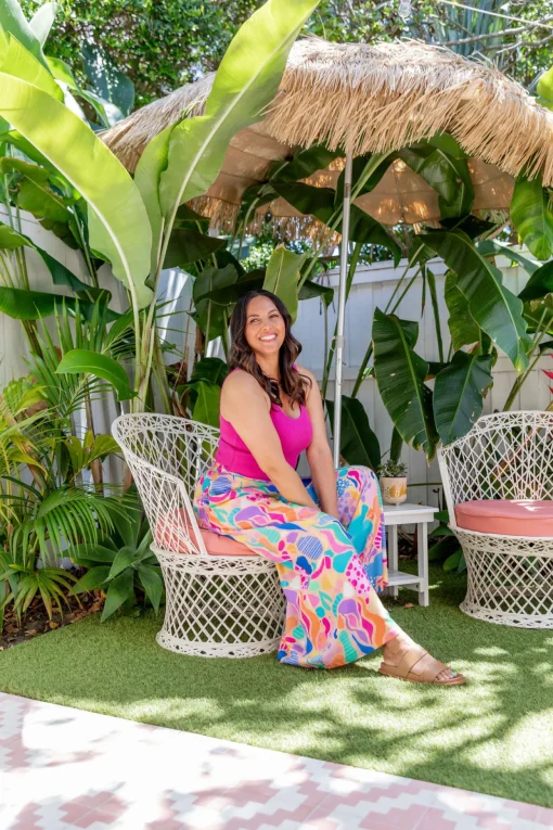 Larsa Pants in Peachy Keen by Kasey Rainbow