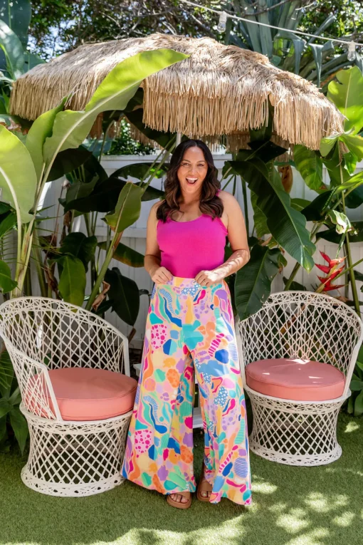 Larsa Pants in Peachy Keen by Kasey Rainbow