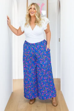 Larsa Pants in Winter Blooms