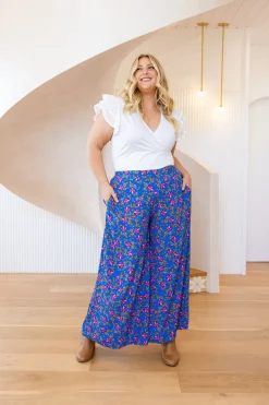 Larsa Pants in Winter Blooms