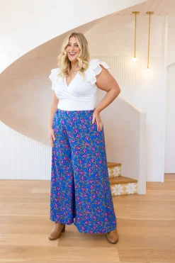 Larsa Pants in Winter Blooms