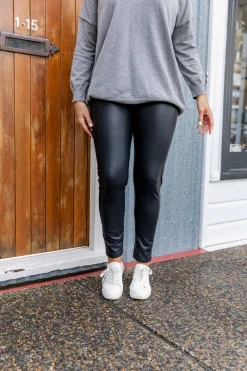 Leigh Wet Look Leggings