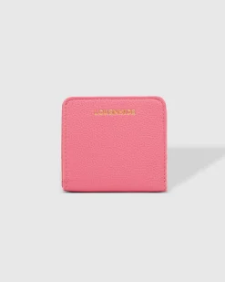 Lily Wallet in Lipstick Pink by Louenhide