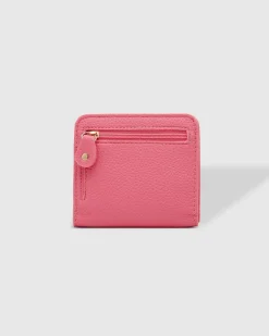 Lily Wallet in Lipstick Pink by Louenhide