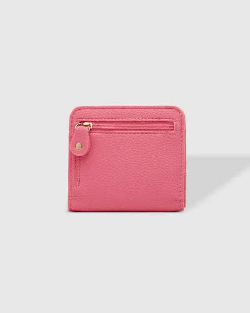 Lily Wallet in Lipstick Pink by Louenhide
