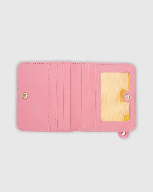 Lily Wallet in Lipstick Pink by Louenhide