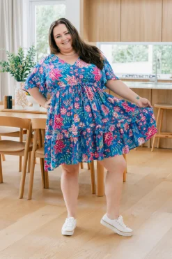 Lisa Dress in Paisley Floral