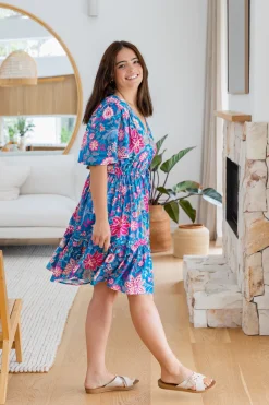 Lisa Dress in Paisley Floral