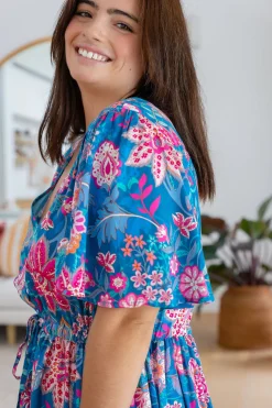 Lisa Dress in Paisley Floral