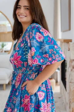Lisa Dress in Paisley Floral