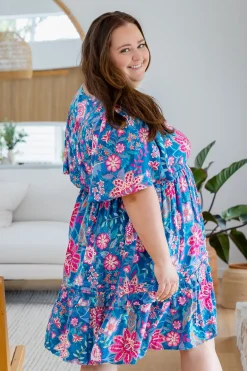 Lisa Dress in Paisley Floral