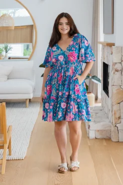 Lisa Dress in Paisley Floral