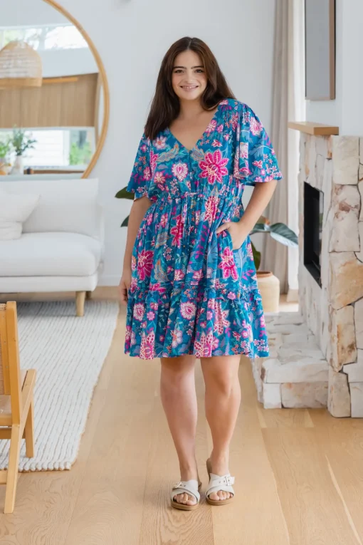 Lisa Dress in Paisley Floral