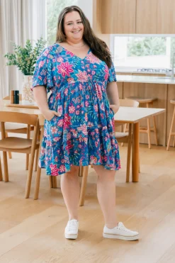 Lisa Dress in Paisley Floral