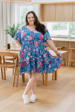 Lisa Dress in Paisley Floral
