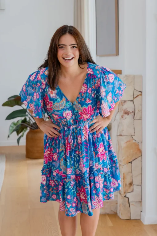 Lisa Dress in Paisley Floral