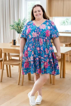 Lisa Dress in Paisley Floral