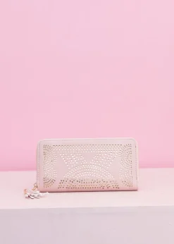 Lola Wallet in Nude Pink