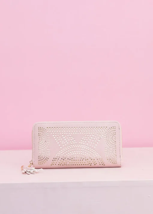 Lola Wallet in Nude Pink