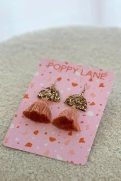 LuLu Drop Earrings in Rosewood
