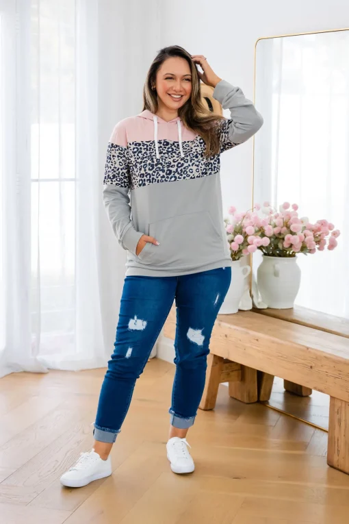 Luna Hoodie in Pink