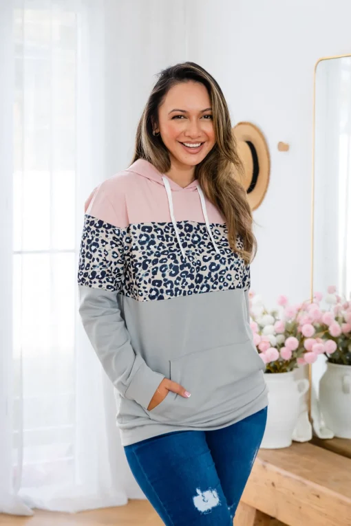 Luna Hoodie in Pink