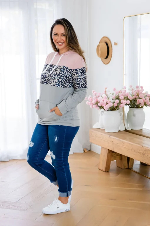 Luna Hoodie in Pink