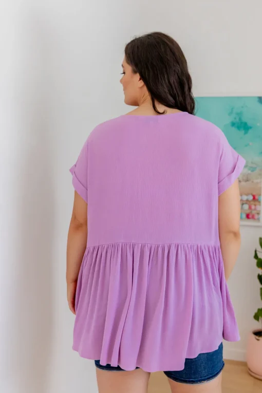 Margot Top in Lilac