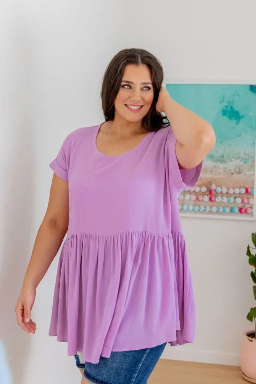 Margot Top in Lilac