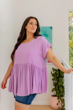Margot Top in Lilac