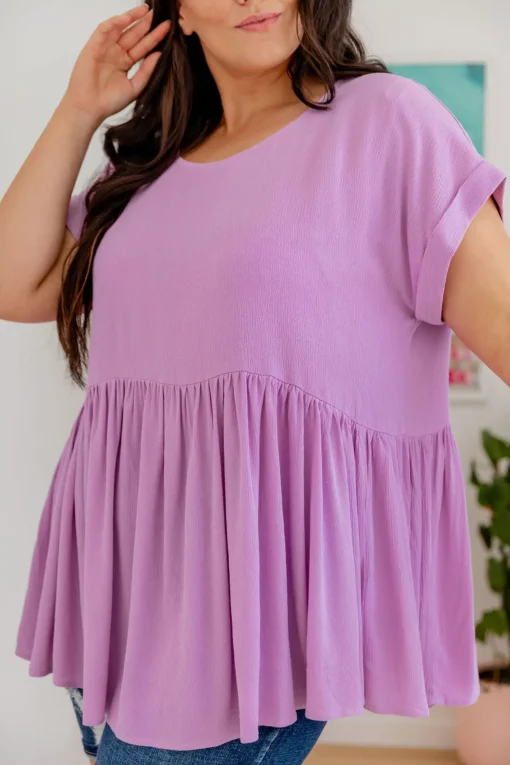 Margot Top in Lilac