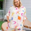 Marlo Bamboo Blend Shirt in Crabby Patty