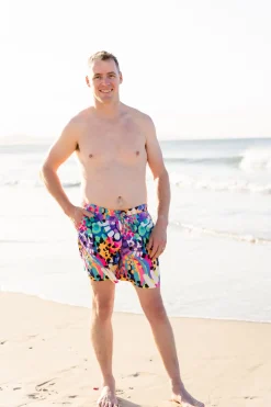Mens Coogie Board Shorts in Kasey Swim by Kasey Rainbow