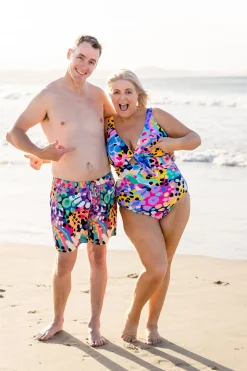 Mens Coogie Board Shorts in Kasey Swim by Kasey Rainbow