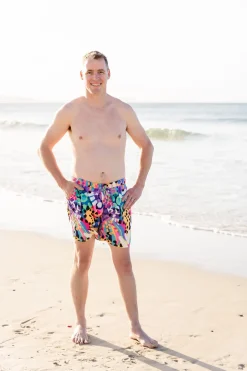 Mens Coogie Board Shorts in Kasey Swim by Kasey Rainbow