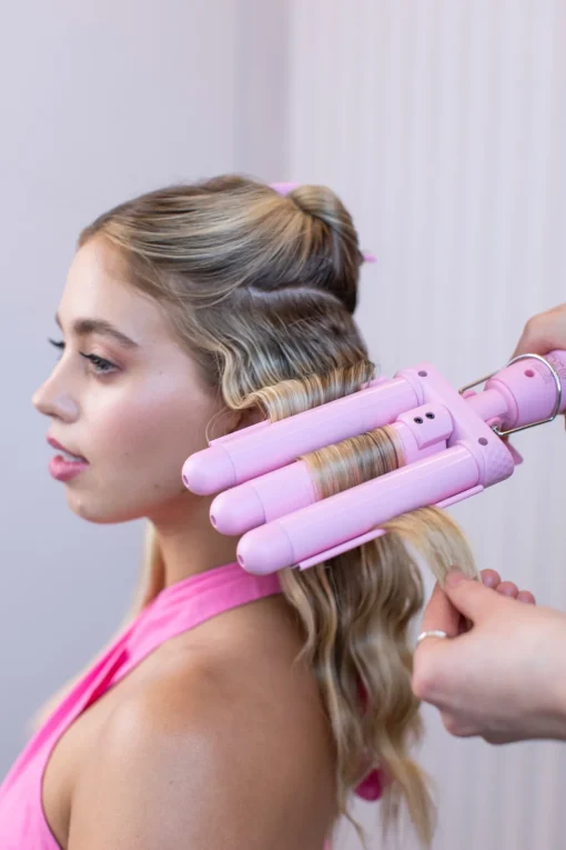 Mermade Hair PRO Mini Pink Hair Waver - 25mm
