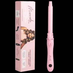 Mermade Hair Spin Curling Wand 25mm Pink