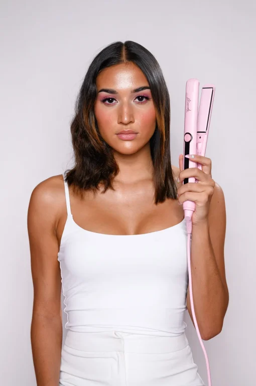 Mermade Hair Straightener 28mm Pink