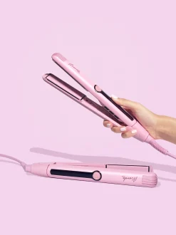 Mermade Hair Straightener 28mm Pink
