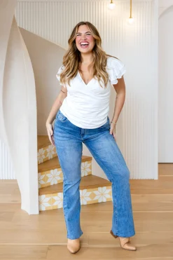 Miley Bootleg Flare Jeans